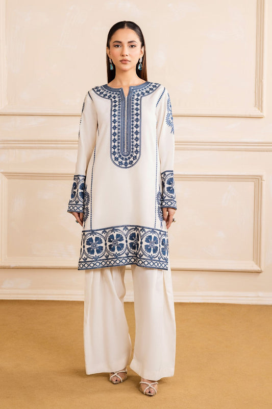 Maryum N Maria | Nora Collection | JULIA - MW40152 S Off White Viscose Cotton