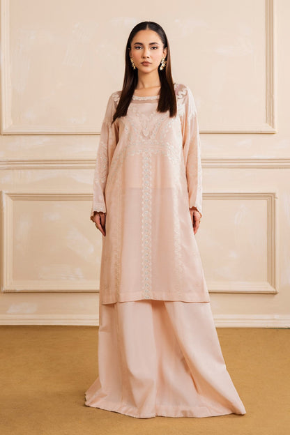Maryum N Maria | Nora Collection | MILA - MW40157 S Pale Peach Viscose Cotton