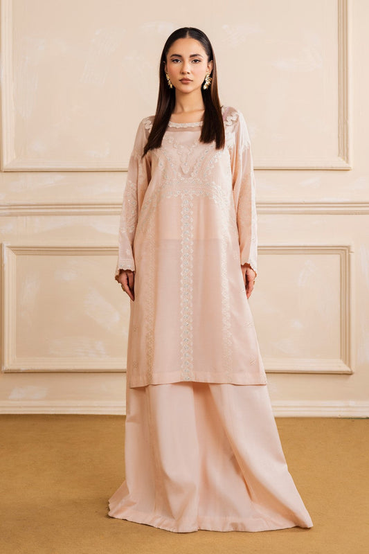 Maryum N Maria | Nora Collection | MILA - MW40157 S Pale Peach Viscose Cotton