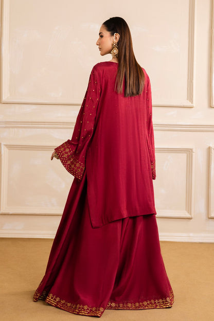 Maryum N Maria | Nora Collection | ALYSSA - MW40159 M Red Viscose Cotton