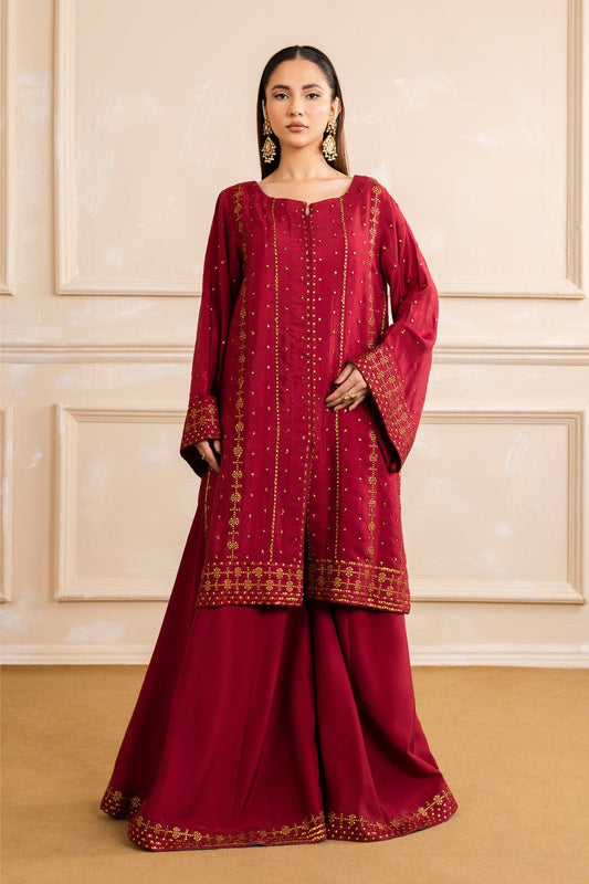 Maryum N Maria | Nora Collection | ALYSSA - MW40159 S Red Viscose Cotton