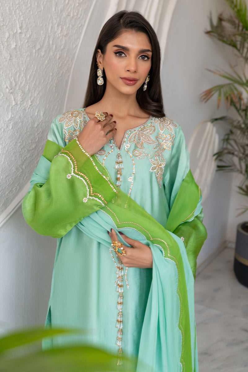 Chic Ophicial | Celenia Pret | Ombre Green M Light Ferozi