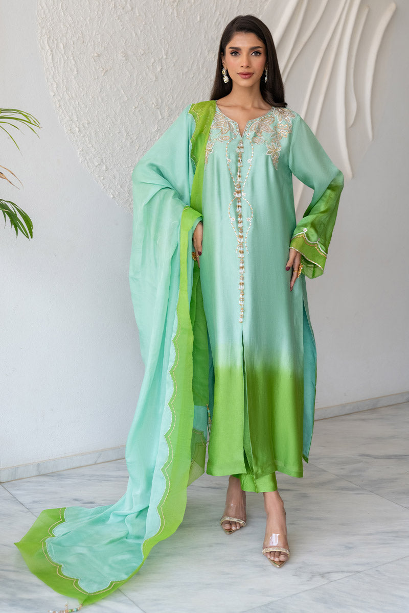 Chic Ophicial | Celenia Pret | Ombre Green XS Light Ferozi