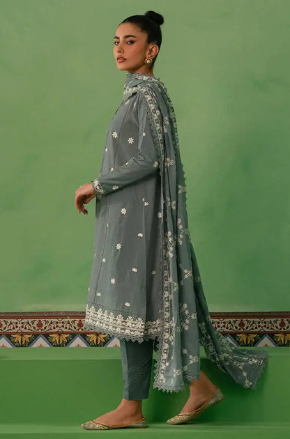 Cross Stitch | Mahiri Embroidered Collection | DUSTY GRANITE - Pakistani Designer Dress - by Cross Stitch | Type: Luxury - 100% Original at Saira Sultan