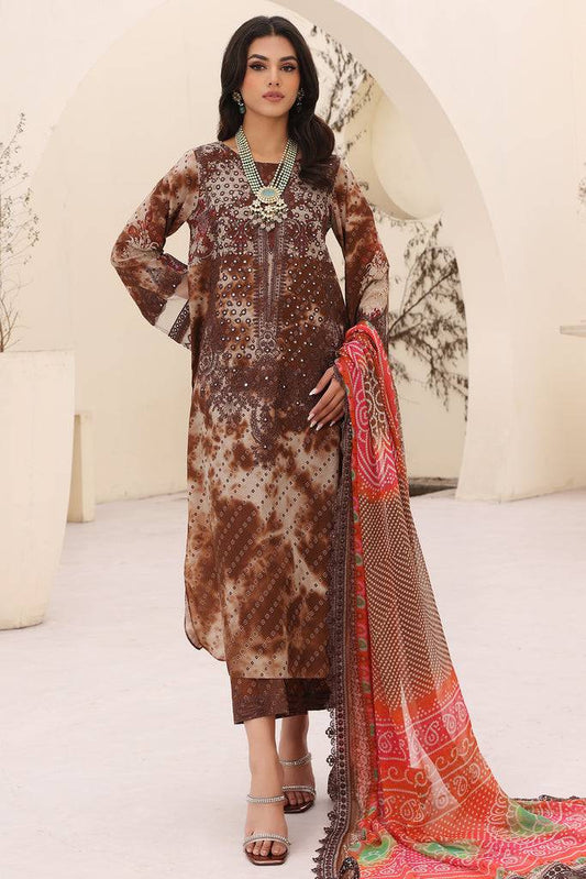 Charizma | Naranji Embroidered Lawn 24 | CN4-008 - Pakistani Designer Dress - by Charizma | Type: Luxury - 100% Original at Saira Sultan