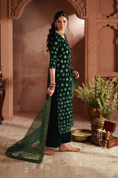 Iznik | Velvet 25 | IV-60 Embroidered Velvet by Iznik - Designer Dress - Type : Ladies Clothes - Available at Saira Sultan - 100% Original 