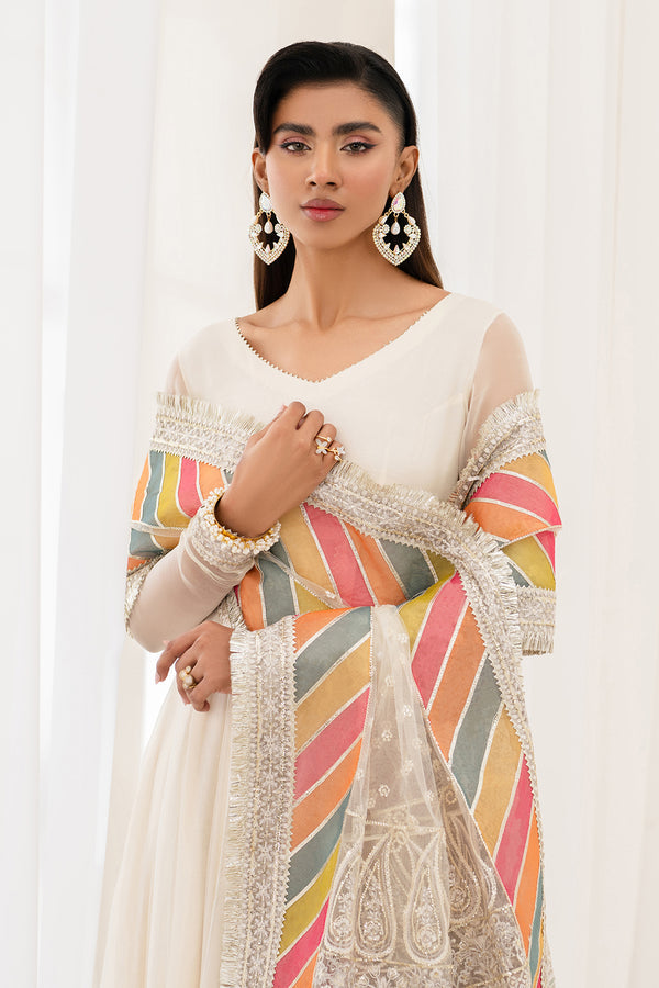 Baroque | Luxury Pret 25 | EMBROIDERED CHIFFON PR-1098 - Pakistani Designer Dress - by Baroque - Type : Ladies Clothes - 100% Original at Saira Sultan