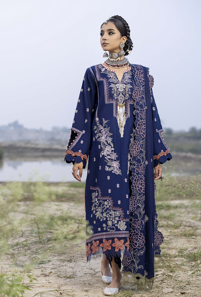 Humdum I Sierra Wool I Sierra-D06 - Pakistani Designer Dress - by Humdum - Type : Ladies Clothes - 100% Original at Saira Sultan