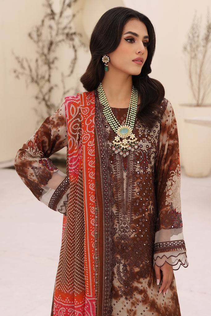 Charizma | Naranji Embroidered Lawn 24 | CN4-008 - Pakistani Designer Dress - by Charizma | Type: Luxury - 100% Original at Saira Sultan