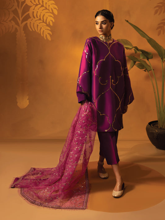 Faiza Faisal | Signature Pret Eid Edit | Zoe - Pakistani Designer Dress - by Faiza Faisal | Type: Luxury - 100% Original at Saira Sultan