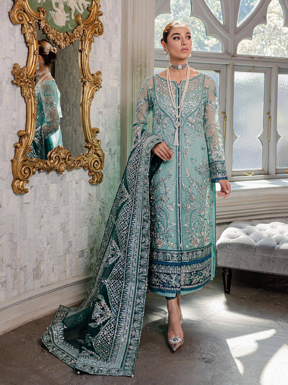 Gulaal | Luxury Pret | MILICA GL-LP-V1-04 - Pakistani Designer Dress - by Gulaal | Type: Formal - 100% Original at Saira Sultan