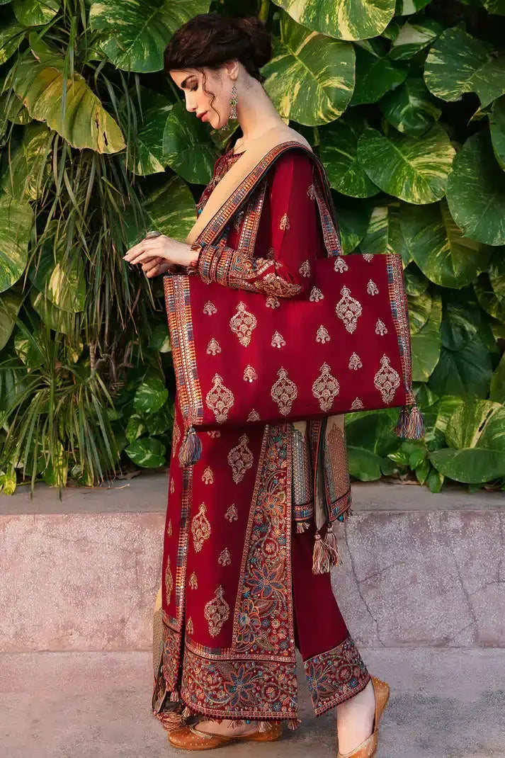 Jazmin | Dastaan Luxury Winter 23 | DW23-D1 - Pakistani Designer Dress - by Jazmin | Type: Luxury - 100% Original at Saira Sultan