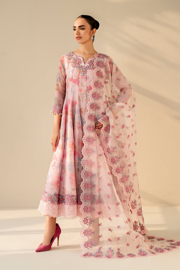 Baroque | Luxury Pret 25 | EMBROIDERED COTTON PATTI PR-1179 - Pakistani Designer Dress - by Baroque - Type : Ladies Clothes - 100% Original at Saira Sultan