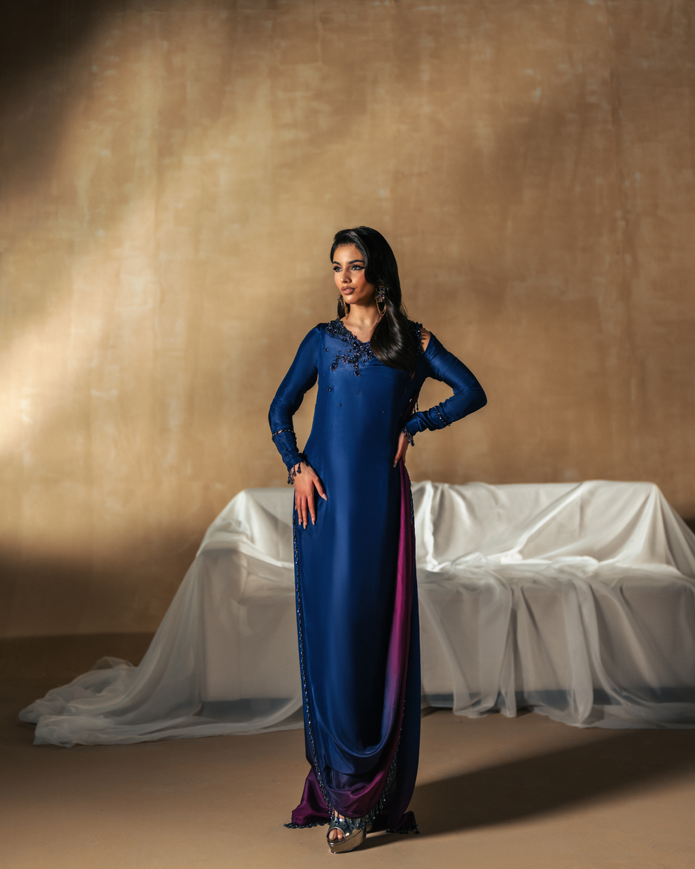 Vasal | Zyra Luxe Pret 26 | Sapphire drift - Pakistani Designer Dress - by Vasal - Type : Ladies Clothes - 100% Original at Saira Sultan