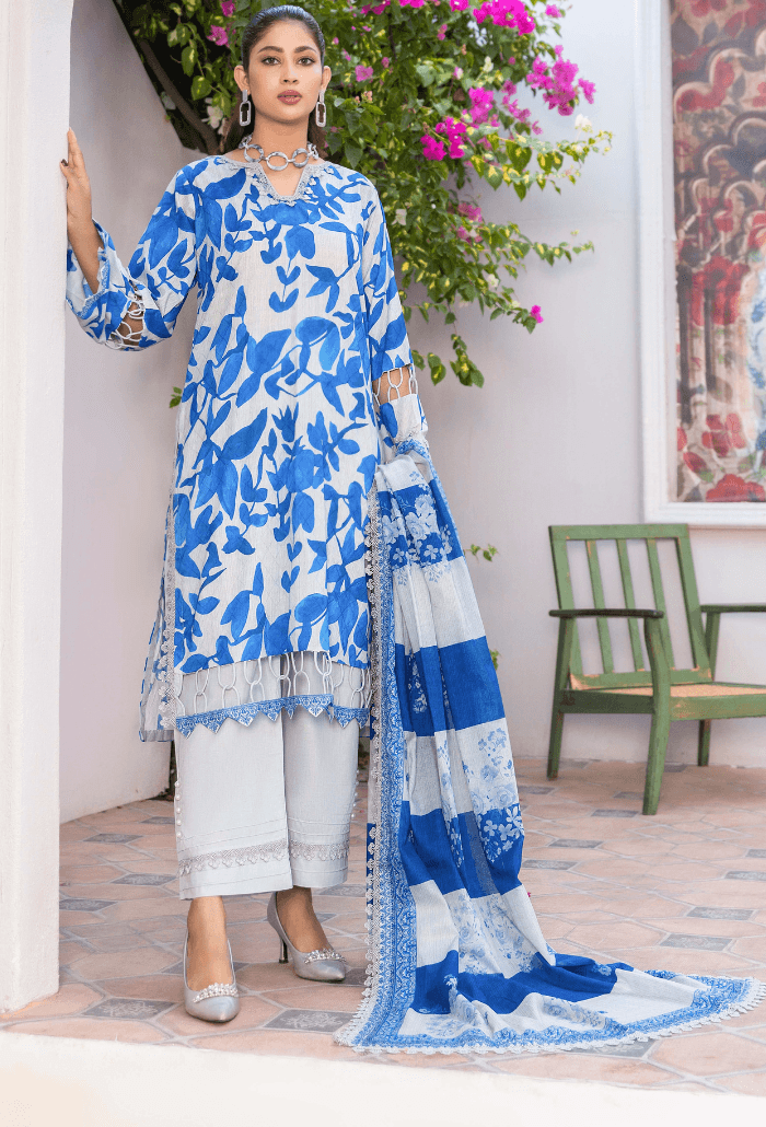 Humdum | Rang e Noor SS 24 | D09 - Pakistani Designer Dress - by HumDum | Type: Casuals - 100% Original at Saira Sultan