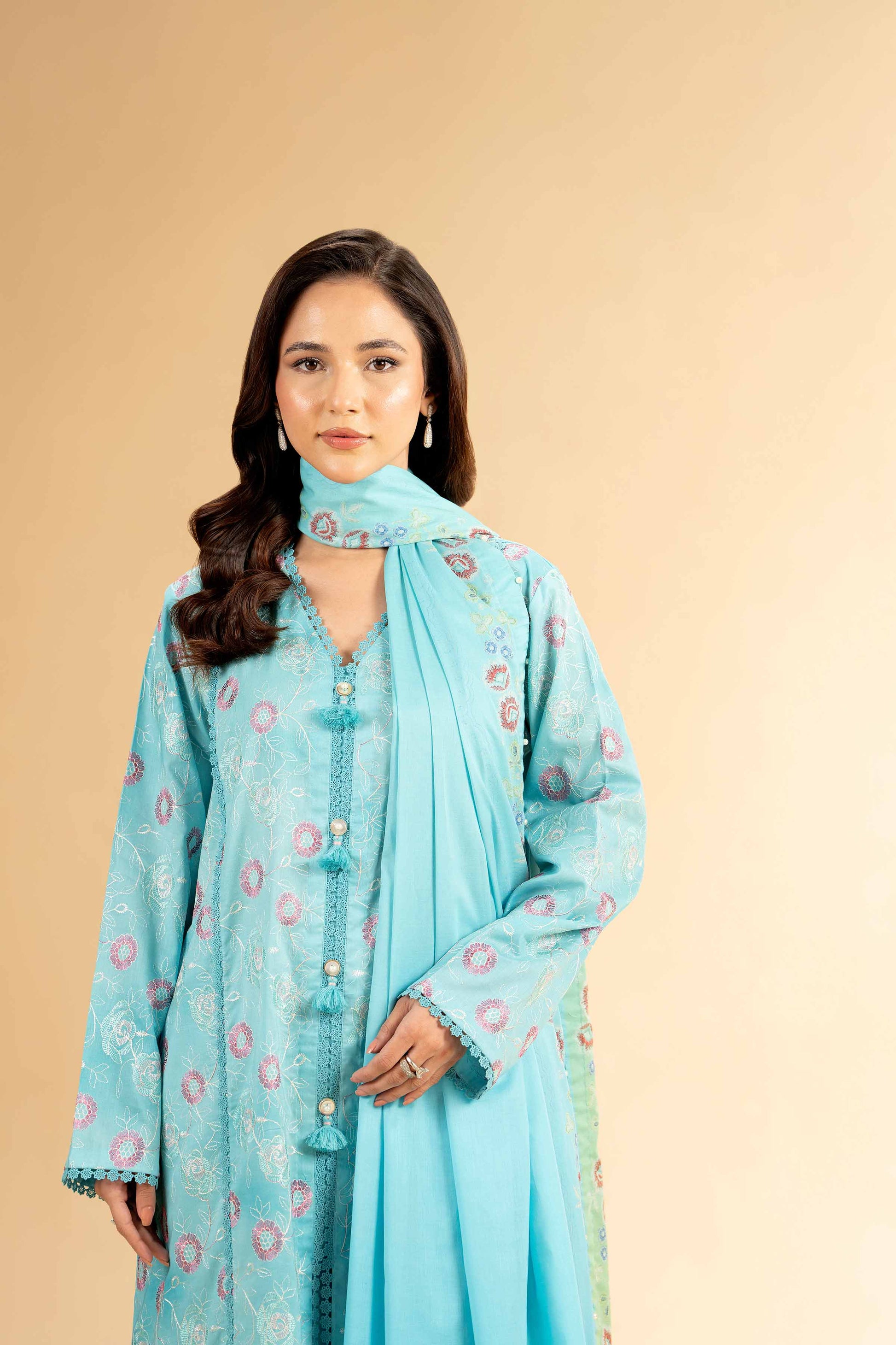 Nishat | Cross Season Edit | 42401818-1 L Light Blue Lawn
