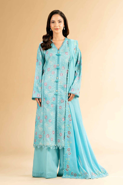 Nishat | Cross Season Edit | 42401818-1 XS Light Blue Lawn