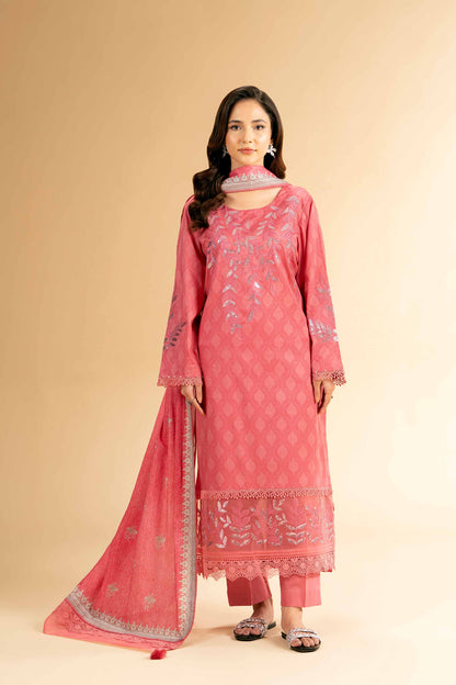 Nishat | Cross Season Edit | 42401820-1 XL Carrot Pink Lawn