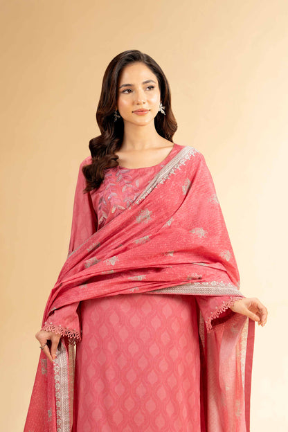 Nishat | Cross Season Edit | 42401820-1 L Carrot Pink Lawn