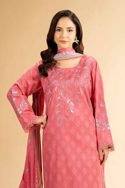 Nishat | Cross Season Edit | 42401820-1 M Carrot Pink Lawn