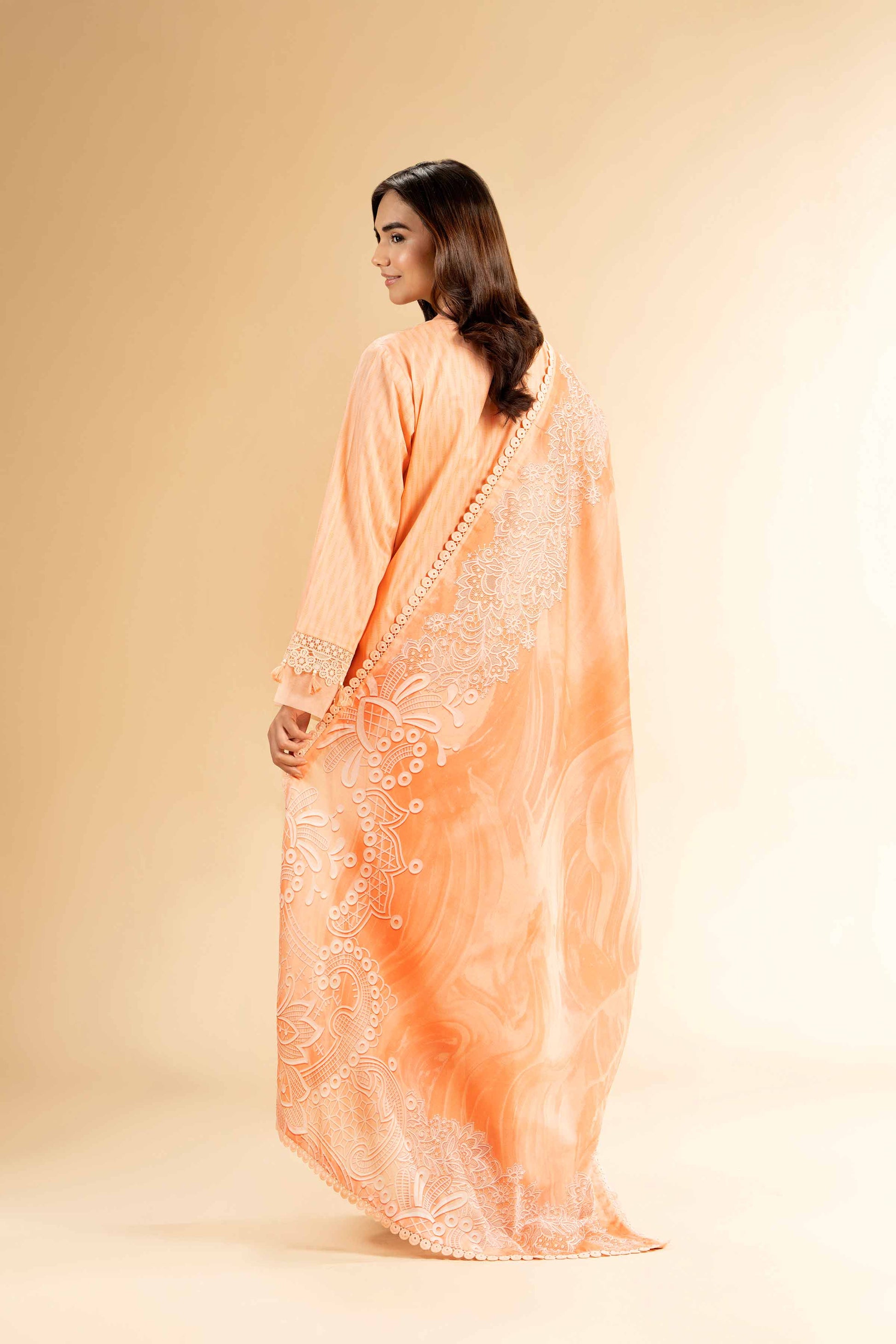 Nishat | Cross Season Edit | 42401826-1 S Peach Lawn
