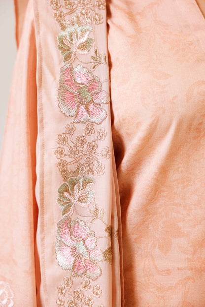 Nishat | Cross Season Edit | 42401984-1 L Pale Peach Lawn