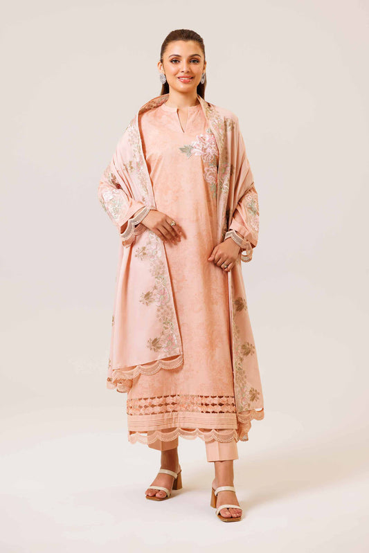 Nishat | Cross Season Edit | 42401984-1 XS Pale Peach Lawn