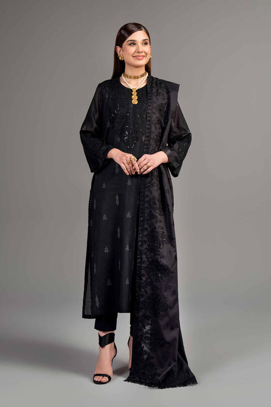 Nishat | Cross Season Edit | 42401987-1 XS Black Lawn