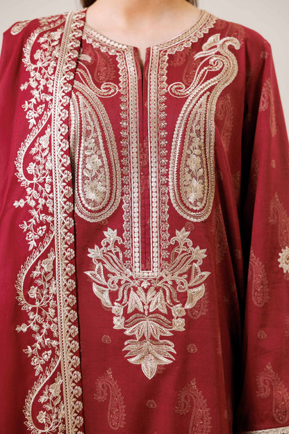 Nishat | Cross Season Edit | 42401990-1 M Red Lawn