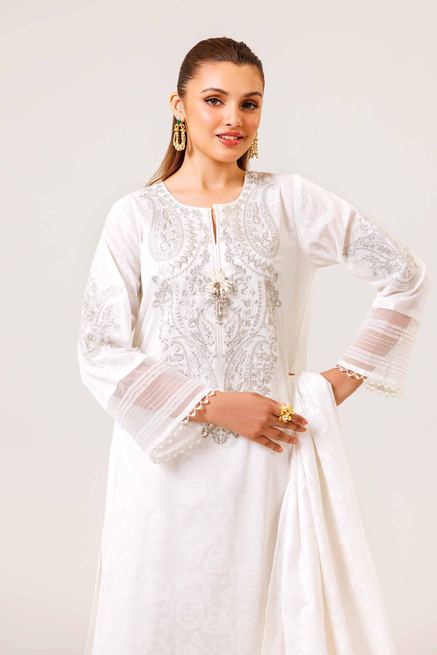 Nishat | Cross Season Edit | 42401992-1 L White Lawn