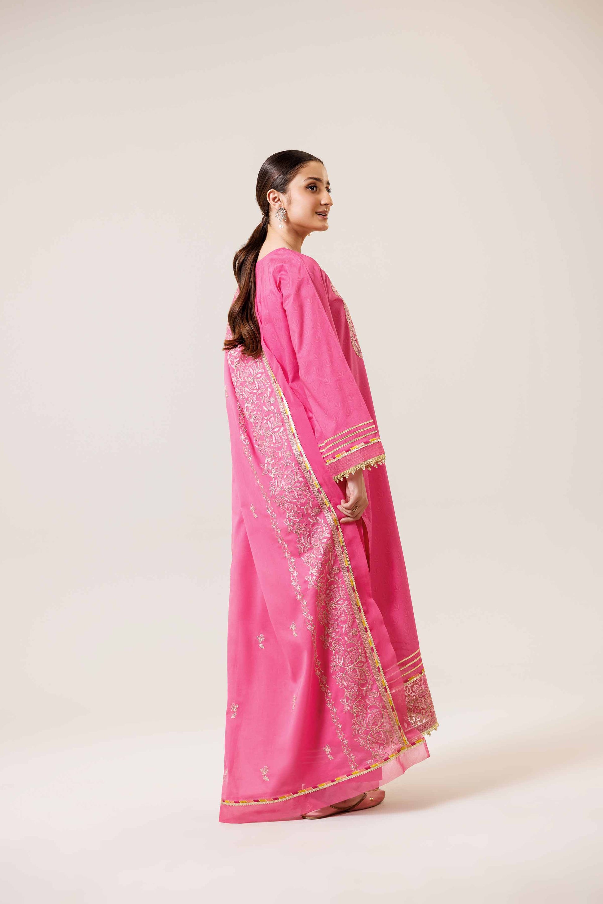 Nishat | Cross Season Edit | 42401993-1 S Rose Pink Lawn