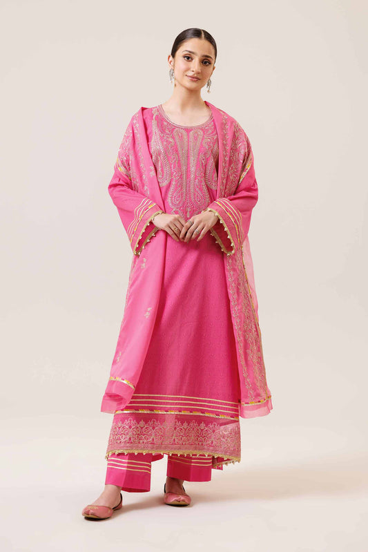 Nishat | Cross Season Edit | 42401993-1 XS Rose Pink Lawn