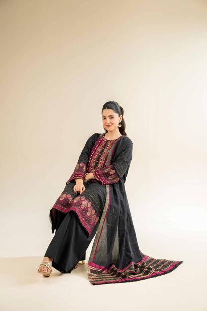 Nishat | Cross Season Edit | 42501041 XL Black Jacquard