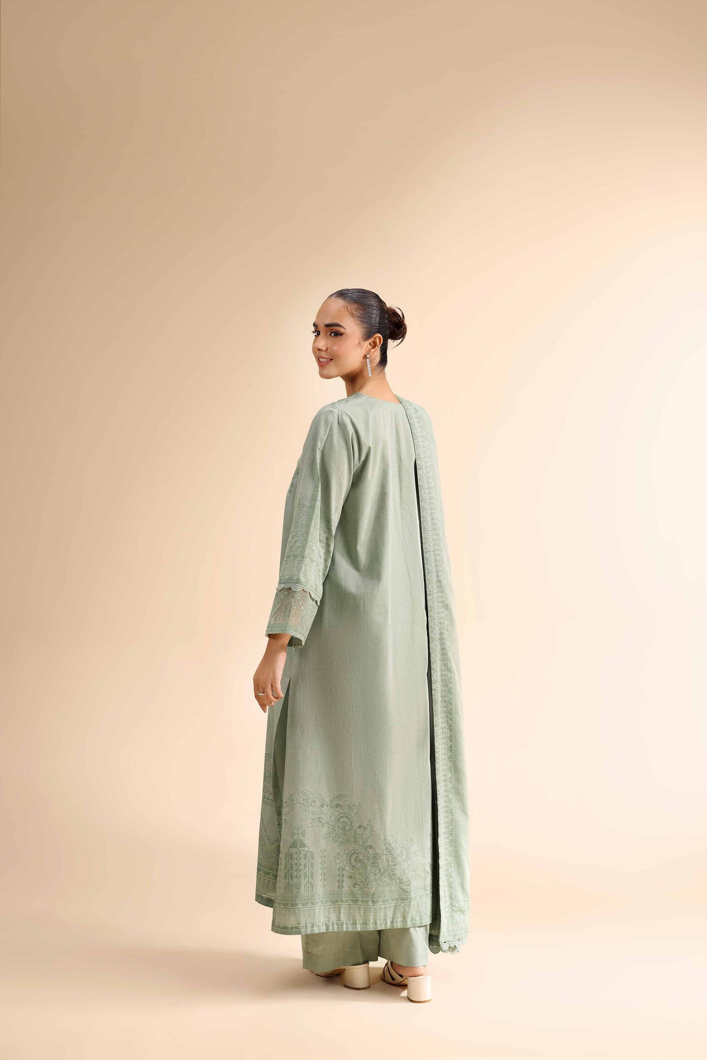 Nishat | Cross Season Edit | 42501046 S Green Jacquard