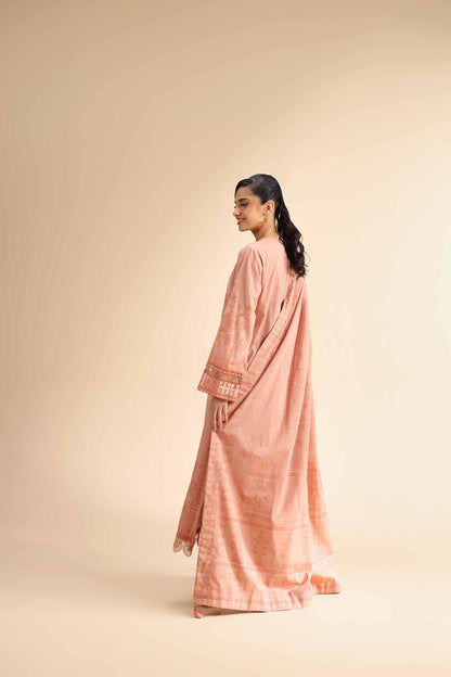 Nishat | Cross Season Edit | 42501049 S Peach Pink Jacquard
