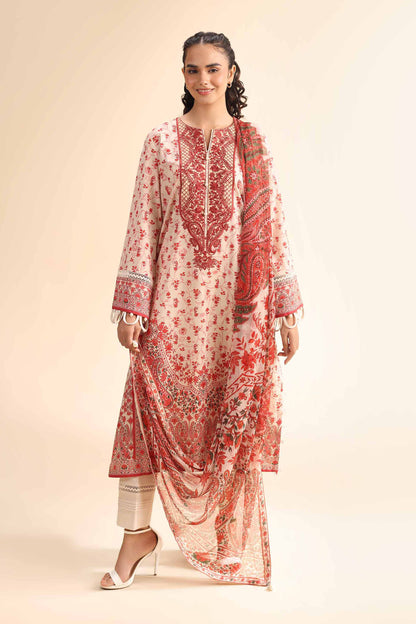 Nishat | Cross Season Edit | 42501053 XS Off White Cambric