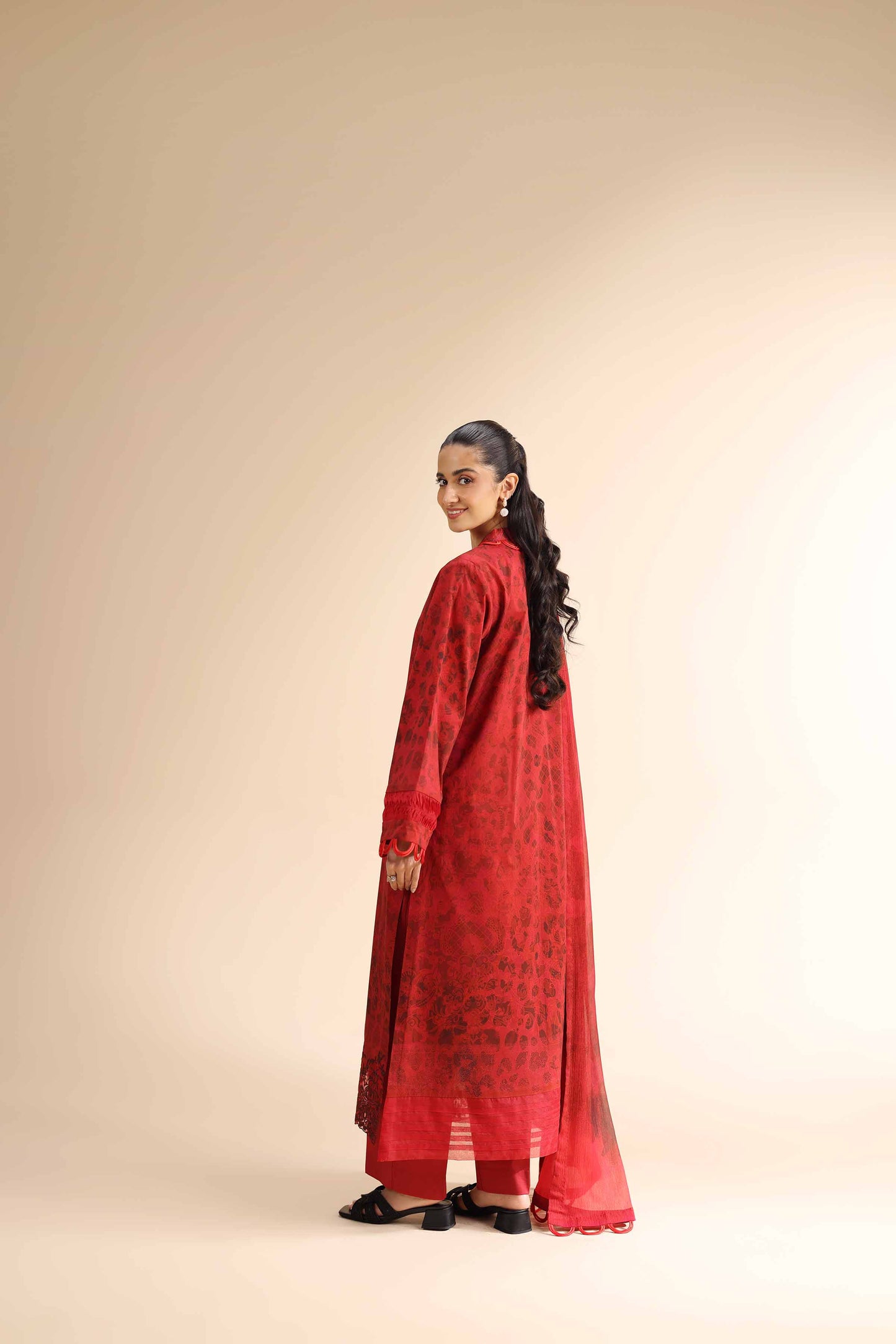 Nishat | Cross Season Edit | 42501055 S Red Cambric