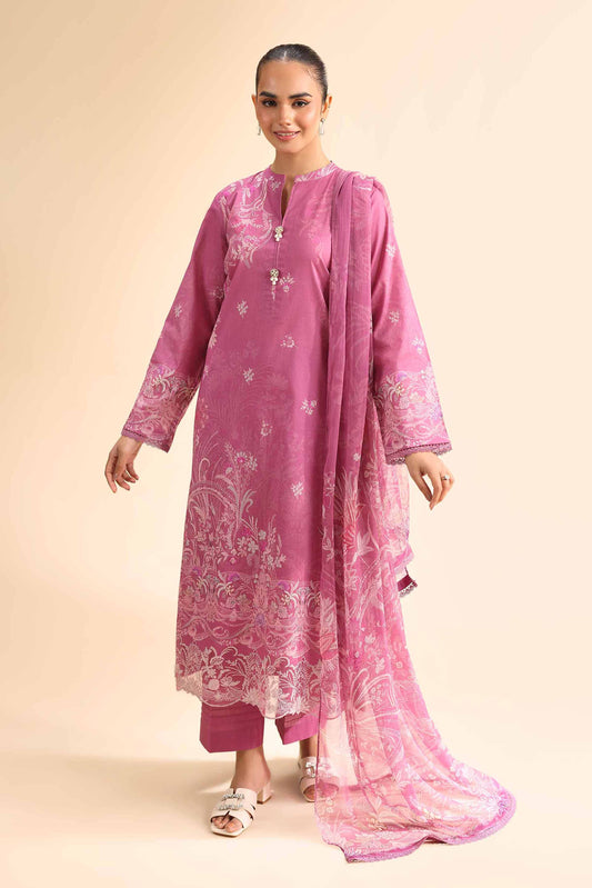 Nishat | Cross Season Edit | 42501059 XS Rose Pink Cambric