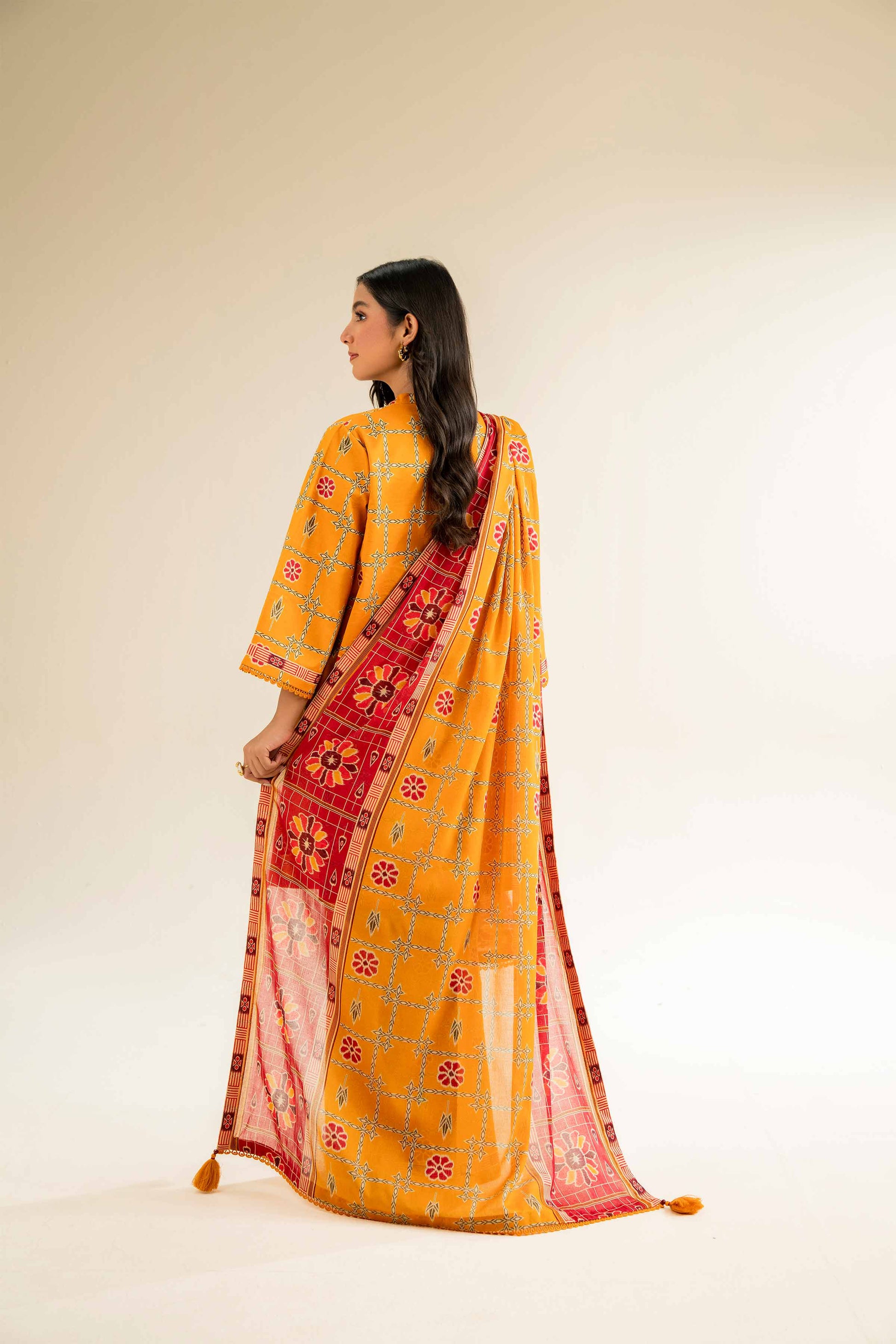 Nishat | Cross Season Edit | 42501064 S Mustard Yellow Cambric