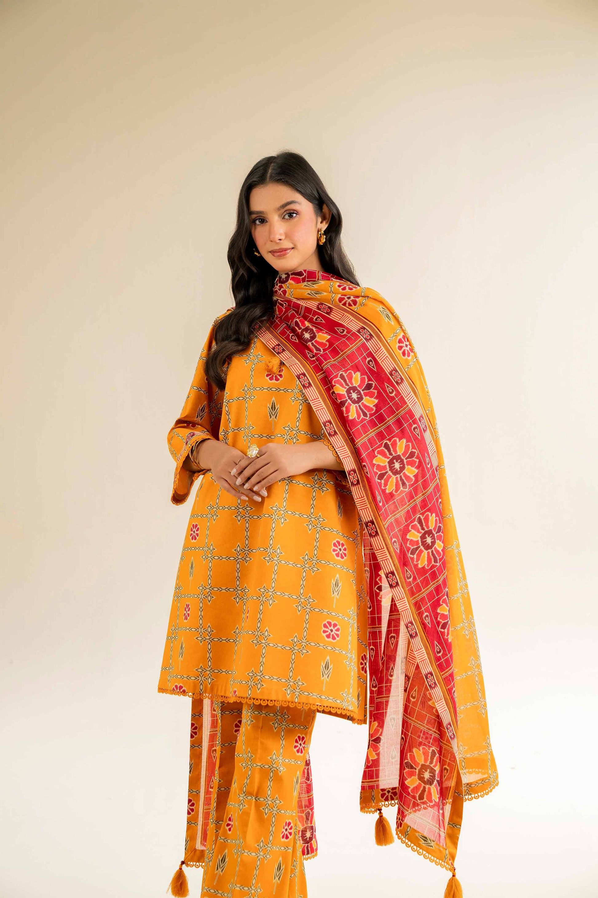 Nishat | Cross Season Edit | 42501064 M Mustard Yellow Cambric