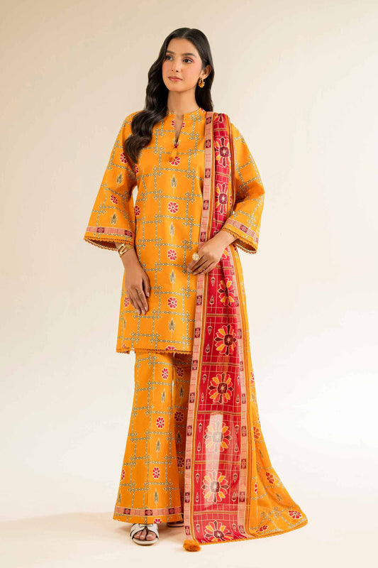 Nishat | Cross Season Edit | 42501064 XS Mustard Yellow Cambric