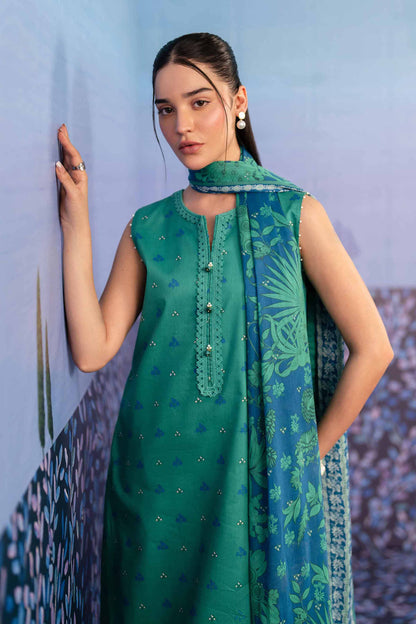Nishat | Cross Season Edit | 42501065 M Teal Green Cambric