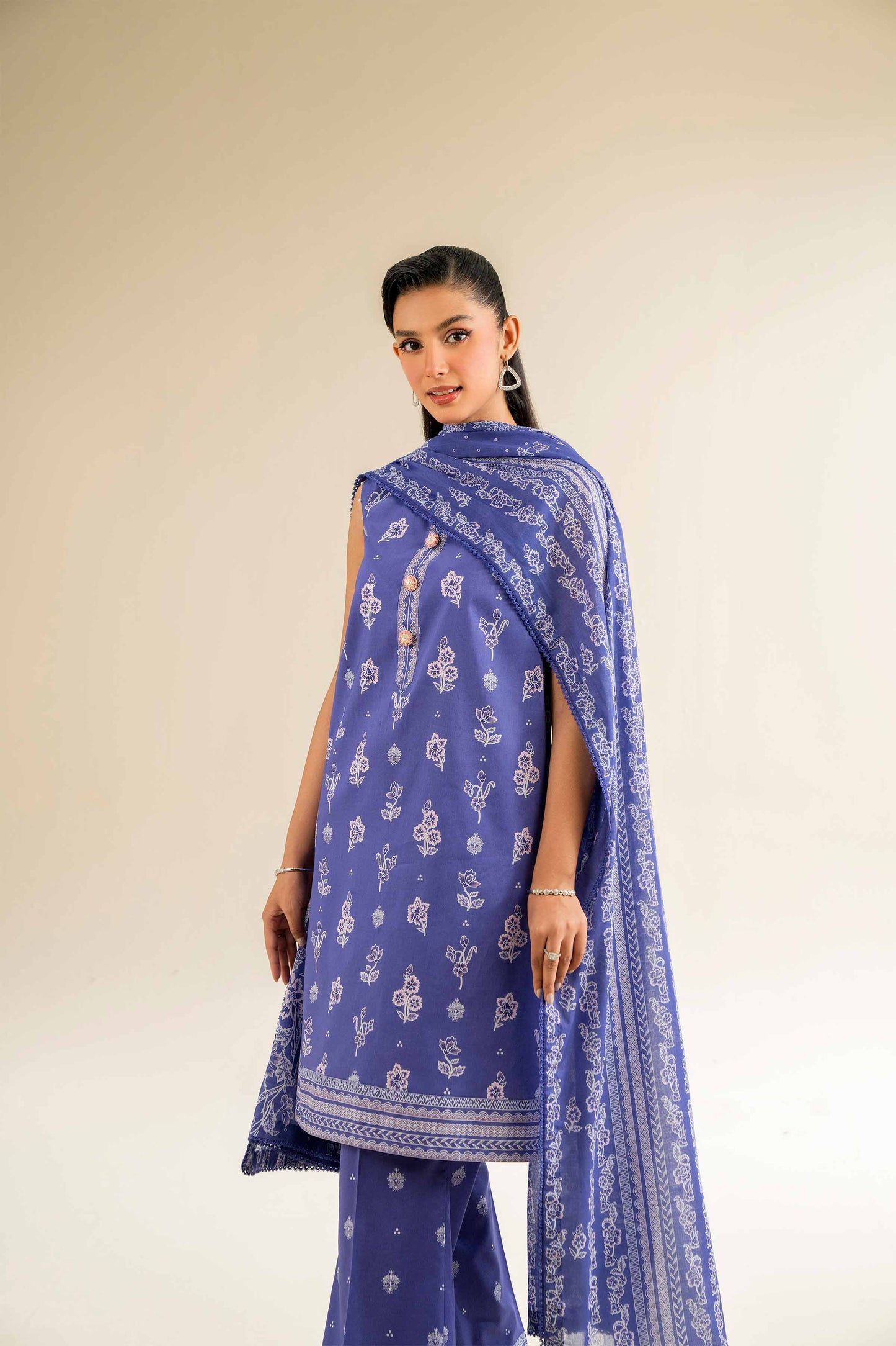 Nishat | Cross Season Edit | 42501066 L Blue Cambric