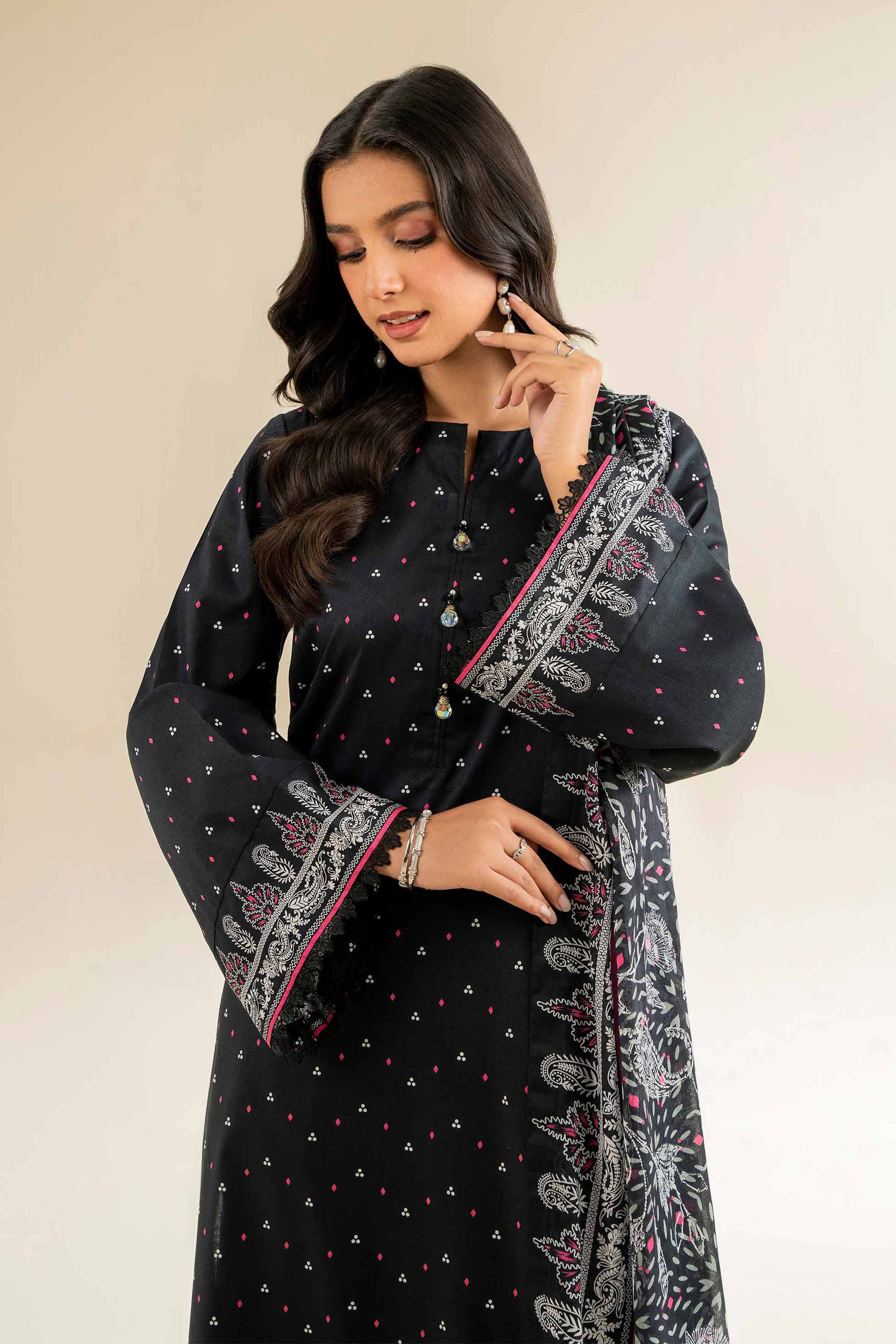 Nishat | Cross Season Edit | 42501067 M Black Cambric