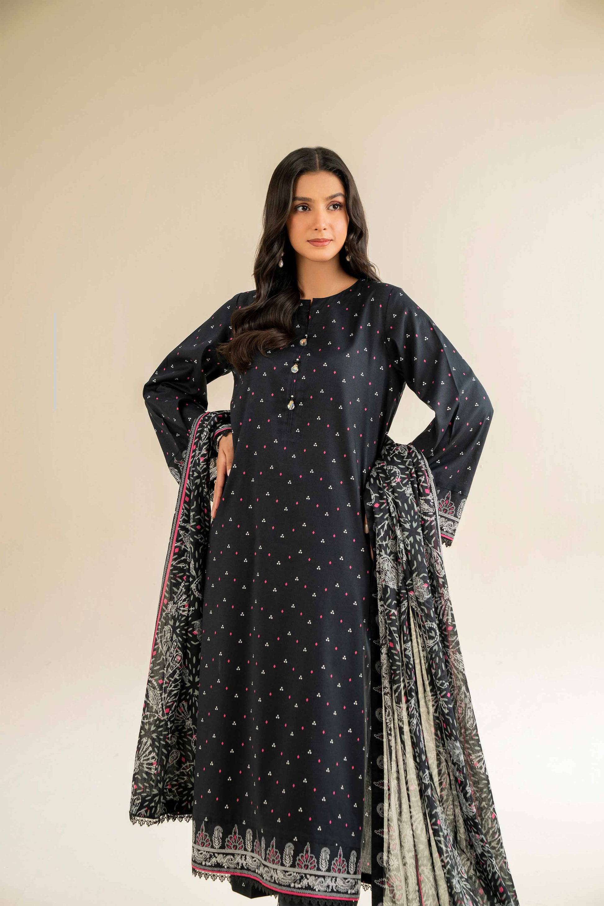 Nishat | Cross Season Edit | 42501067 XL Black Cambric