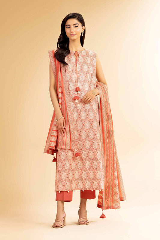 Nishat | Cross Season Edit | 42501071 XS Orange Cambric