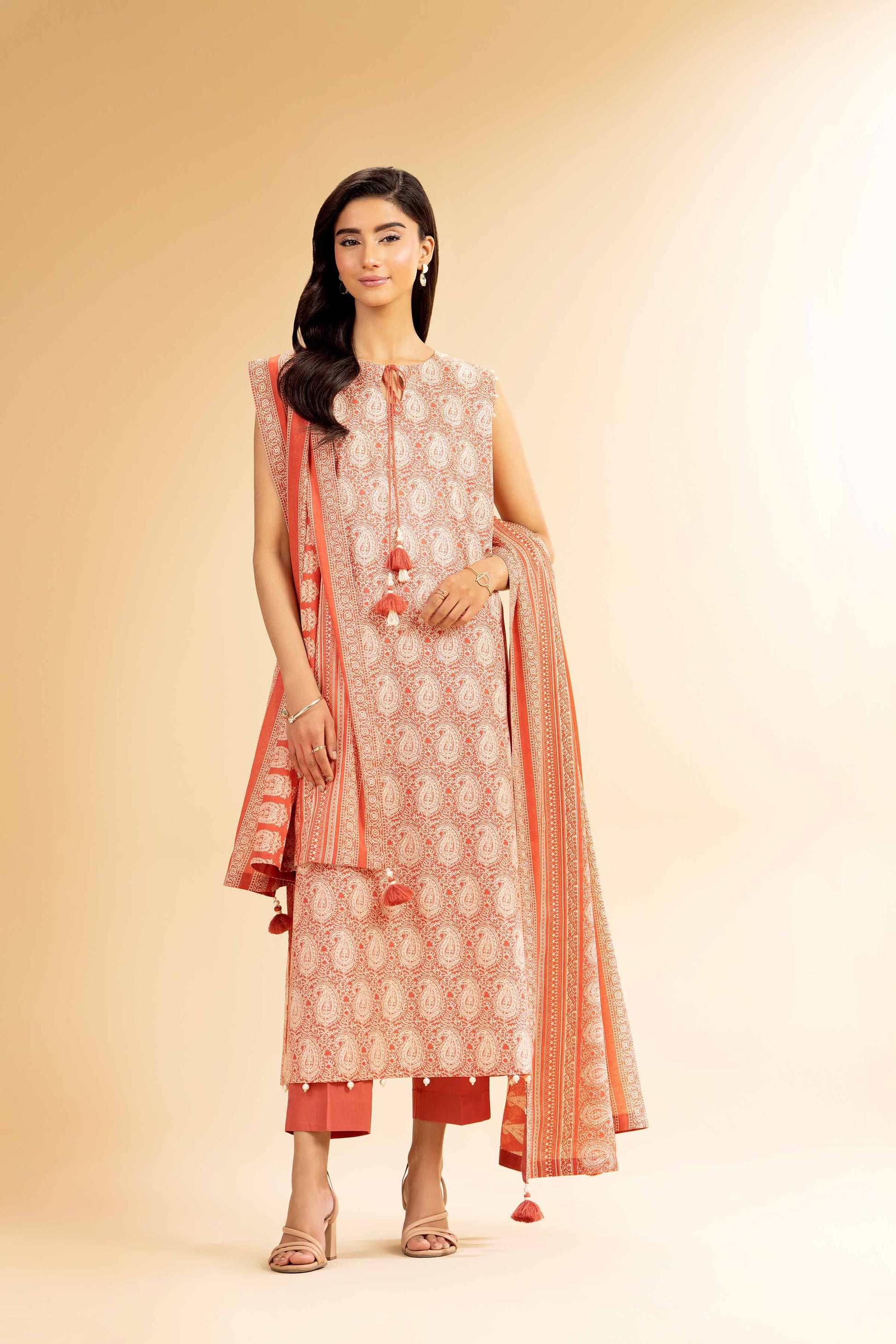 Nishat | Cross Season Edit | 42501071 L Orange Cambric