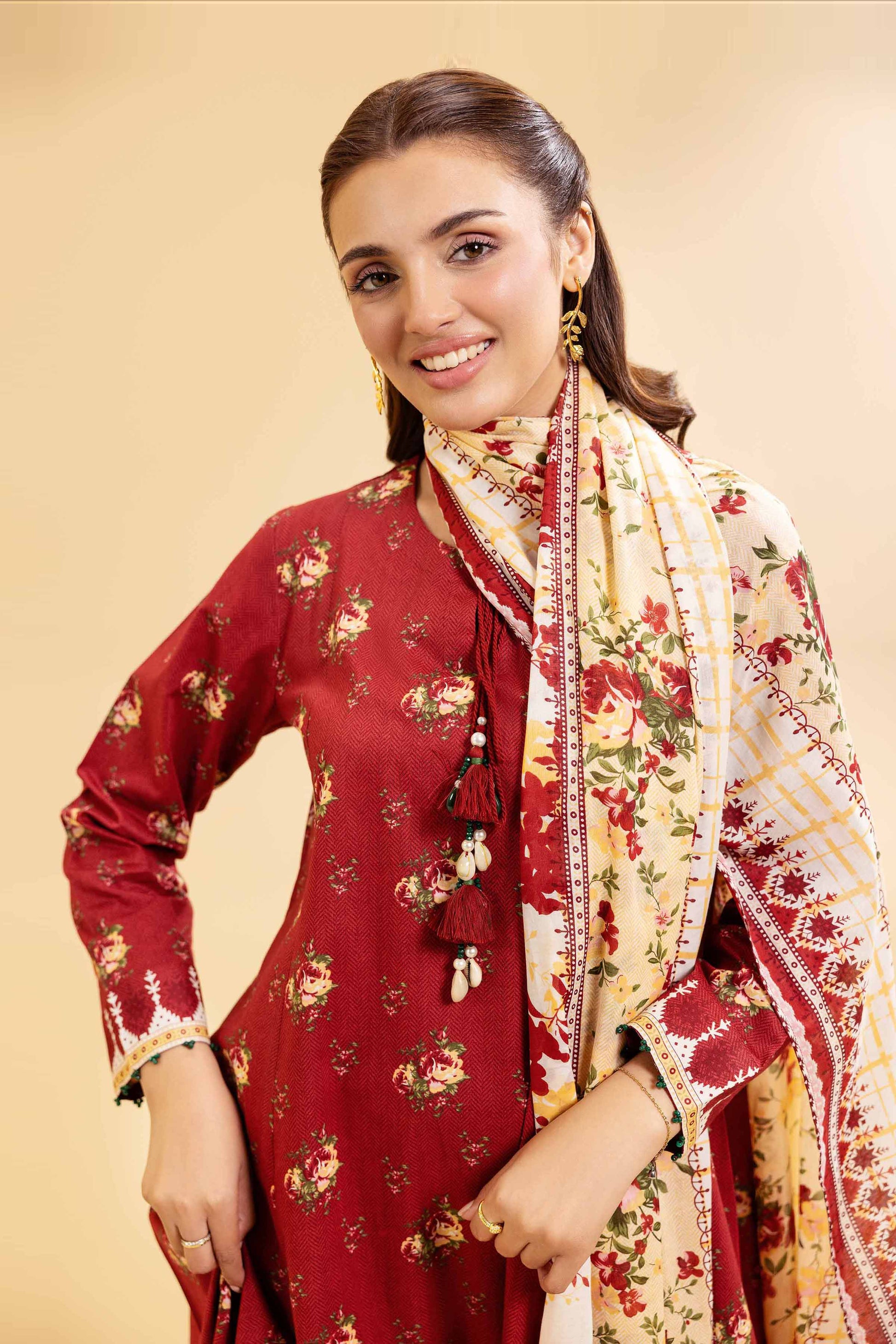 Nishat | Cross Season Edit | 42501073 M Red Cambric