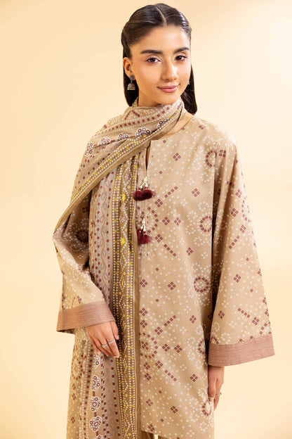 Nishat | Cross Season Edit | 42501074 L Beige Cambric