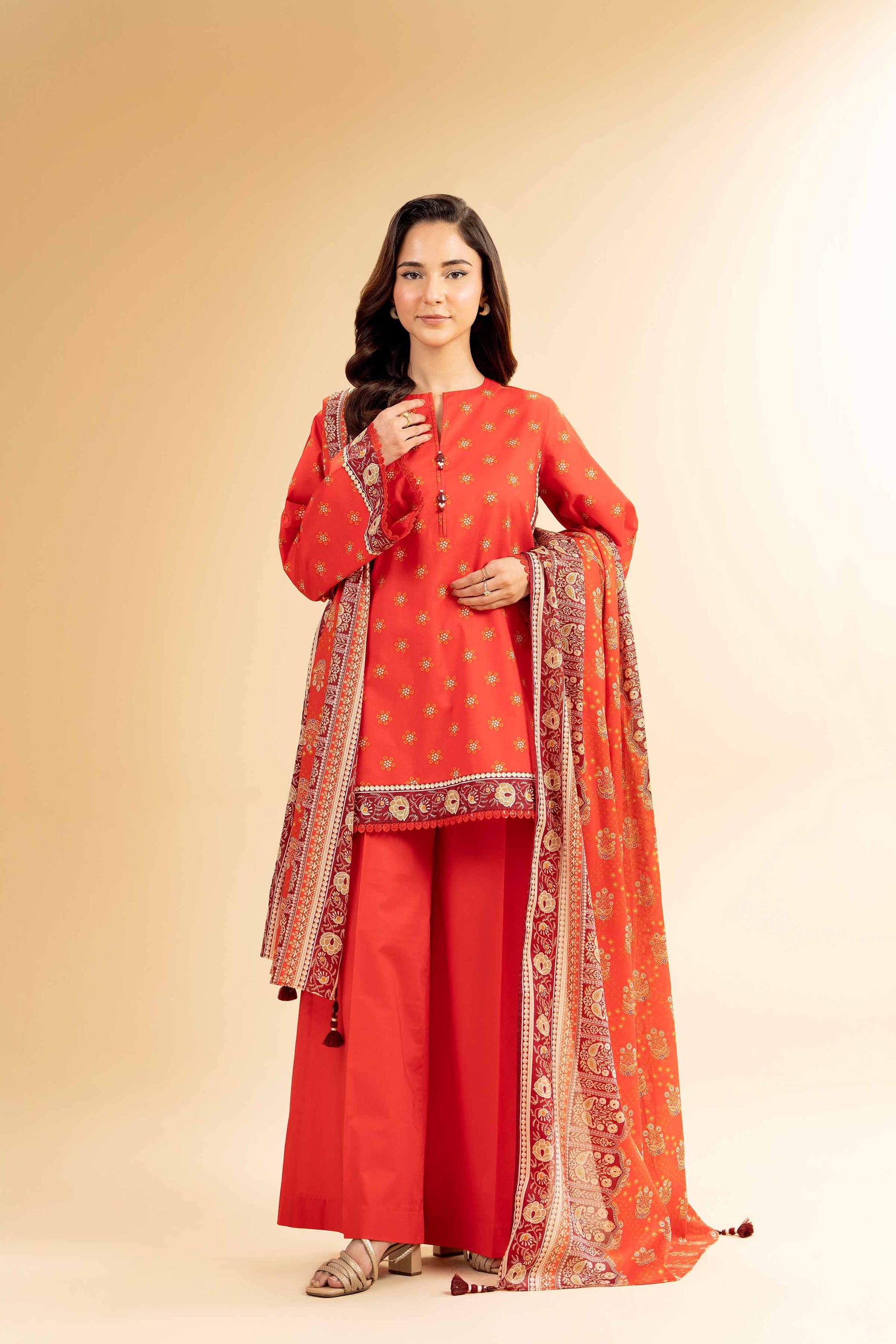 Nishat | Cross Season Edit | 42501076 L Orange Cambric